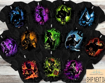 Retro Disney Halloween Family Shirts, Mickey and Friends Halloween Shirt, Disney Group Shirt, Halloween Family Shirt, Disney Halloween Shirt