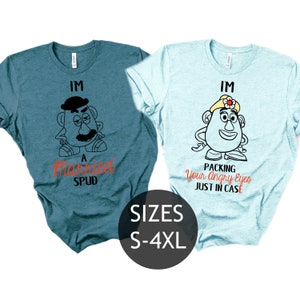 Toy Story Shirt, I&#39;m A Married Spud Shirt, Mrs. Potato Head, Disney Shirts, Disney Couple Shirt, Couples Shirts, Honeymoon Shirt, plus size