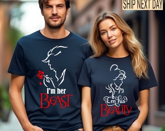 I'm Her Beast - Funny Couple Custome T Shirt For The Husband I'm Her Beast - Funny Couple Custome T Shirt For The Husband