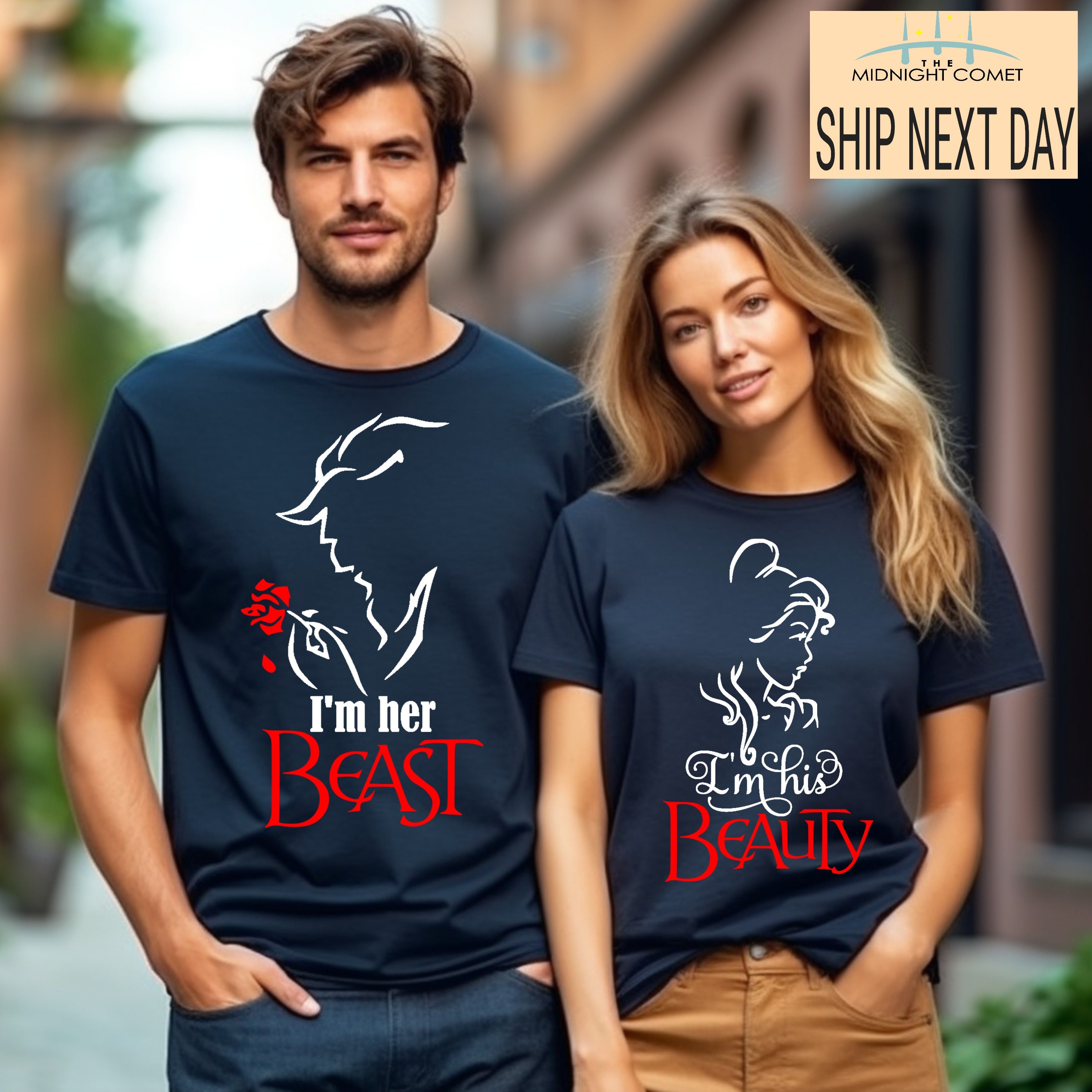 I'm Her Beast - Funny Couple Custome T Shirt For The Husband I'm Her Beast - Funny Couple Custome T Shirt For The Husband