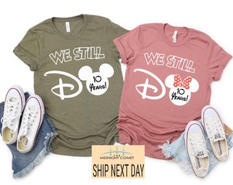 Camiseta Disney personalizada para recién casados, camisetas a juego para esposa y esposo, regalos para recién casados, regalos de luna de miel Disney, camisetas para recién casados