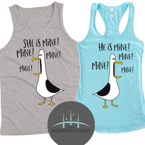 Disney Couples Shirts, Honeymoon Disney Matching Shirts, Disney Couple Tank tops,  disneyworld couple shirts, Mr and Mrs Disney shirts