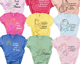 Disney Princess Shirts Women, Disney Princess Shirts Girls, Plus Size Disney Shirts Women, Disney Tee Shirts Women, Disney Girl T Shirts