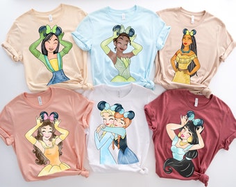 Personalized Disney Princess Shirt, Custom Princess Kids Shirt, Cinderella Birthday Shirt, Disney Princess Tee, Custom