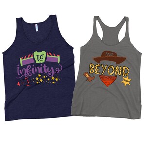 To Infinity and Beyond Couple Matching Shirts, Toy Story Family T-shirt, Sweater, Hoodie, Pixar Disney Vacation Family & Friends Gifts