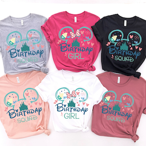 Disney Birthday Shirt, Disney Birthday Squad T-shirt, Disney Birthday Girl Shirt, Disney Birthday Boy Shirt, Disney Birthday Party Shirt
