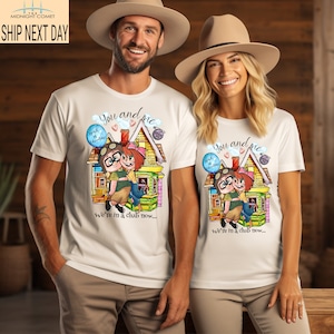 Zijn Carl Her Ellie-shirts, Carl en Ellie-shirts, t-shirt voor koppel omhoog, shirt Disney-cadeau paar cadeau, Disney huwelijksreis-T-shirt, hem en haar, mijnheer en mevrouw