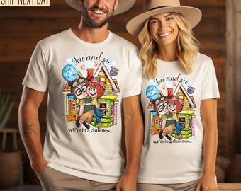 His Carl Her Ellie Shirts, Carl And Ellie Shirts, Up Couple Tshirt, Disney Couple Gift Shirt, Disney Honeymoon Tee, His and Hers, Mr and Mrs