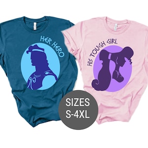 Disney Couple Shirts, Disney Matching Shirts, Hercules and Megara matching shirts, Disney Wedding Shirts, Disney Trip, Disney Vacation shirt