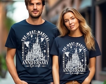 Custom Disney Anniversary Shirt, Disney Mr & Mrs Matching Shirt, Happily Ever After Couples Shirt, Wifey Husband Shirt, Disney Wedding Shirt