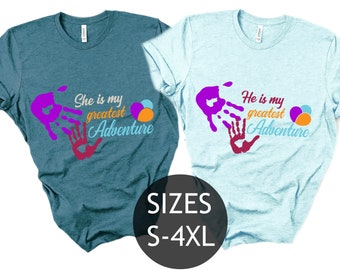 Her Carl His Ellie Shirt, Carl And Ellie Wedding Shirt, Up Couple Shirt, True Love Shirt, Pixar Couple Shirts, Honeymoon Shirts