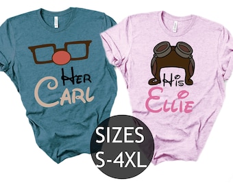 Shirt Carl en Ellie, shirt Disney-paar, shirt Disney Quotes, shirt Pixar Up, shirts Disneyland, shirts Disney soulmate, Disneyworld