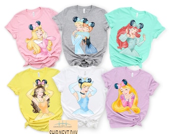 Disney Princess Shirt, Disney Watercolor Castle Tee, Disney Vacation, Disney Princess Sweatshirt, Disney Girls Trip, Princess Castle Tee