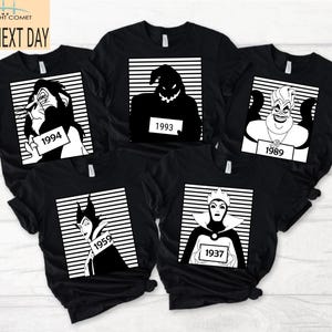 Disney Villain Shirt, Matching Bad Girls Shirt, Evil Friends Shirt, Disney World Maleficent Evil Queen Ursula Cruella Shirt, Bad Witches Tee