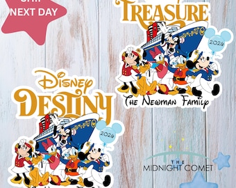 Personalized Disney Cruise Line 2026 Magnet, Mickey and friends Family Cruise Magnet, Family sign Disney Wish Dream Treasure Fantasy magnet