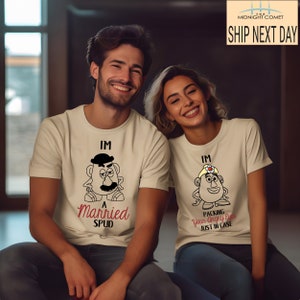Mr and Mrs Est 2024 T-Shirts, Disney Honeymoon Couple Shirt, Honeymoon Matching Tees, Just Married, Disney Wedding Gift, Disneyland Vacation