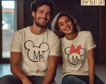 Mickey-Minnie Mouse Shirt, Disney couple shirt, Disney Family Shirt, Custom Disney Shirt, Disney Matching, Disneyworld Shirt, Mickey shirt