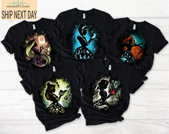 Disney Prinzessinnen Shirts, Disney Ariel Shirt, Prinzessin Cinderella, Prinzessin Elsa, Geburtstagskind Geschenk, Disney Prinzessin Tshirt