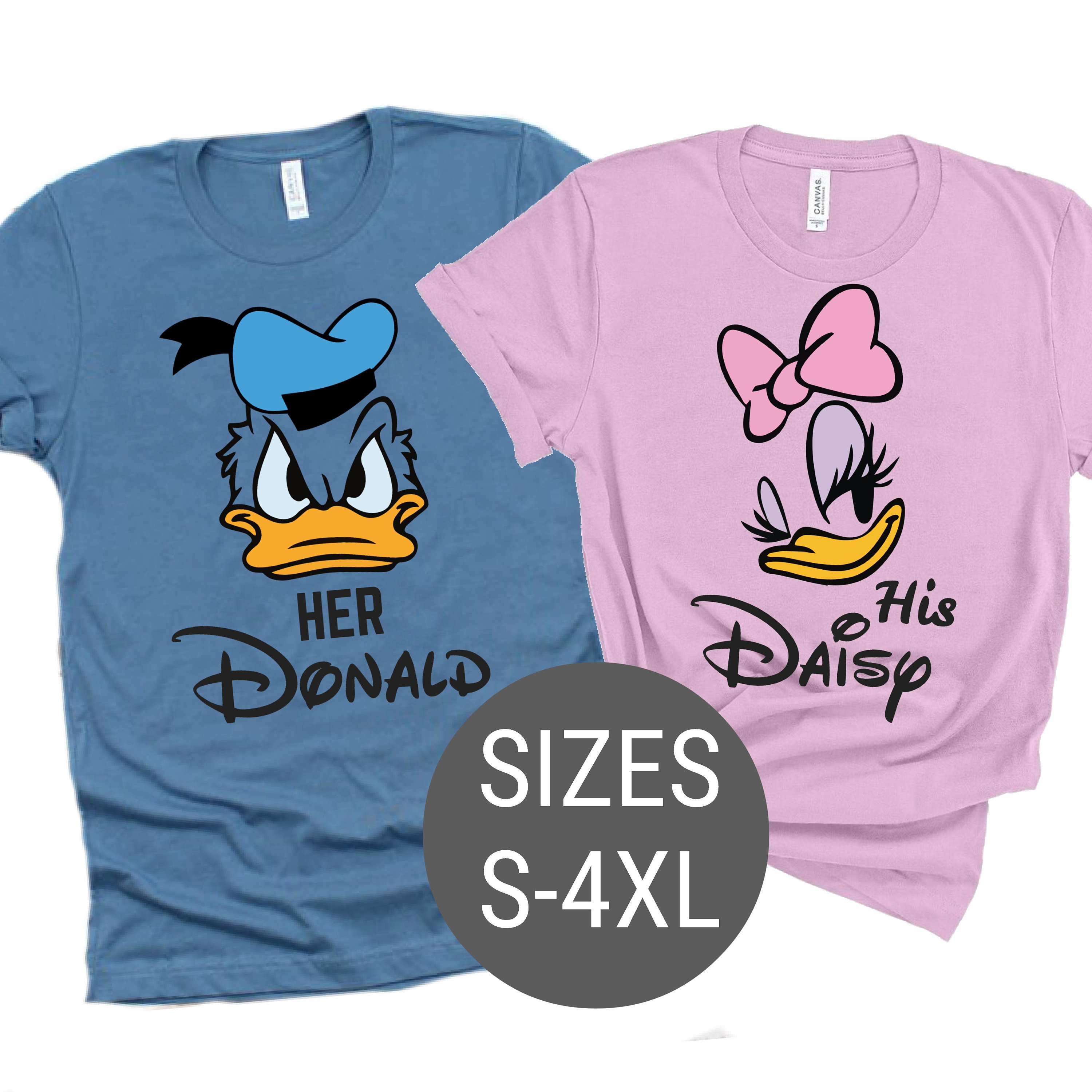 Camisas de pato Donald y Daisy camiseta Daisy camiseta del pato