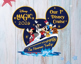 Personalized Disney Cruise Family Name Tag Disney Cruise Door