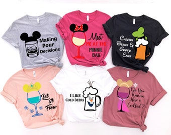 Disney Epcot Shirt, Vintage Epcot 1982 Shirt, Vintage Disney Shirt, Mickey And Friends, Epcot Trip Shirt, Disney Family Trip Matching Shirt