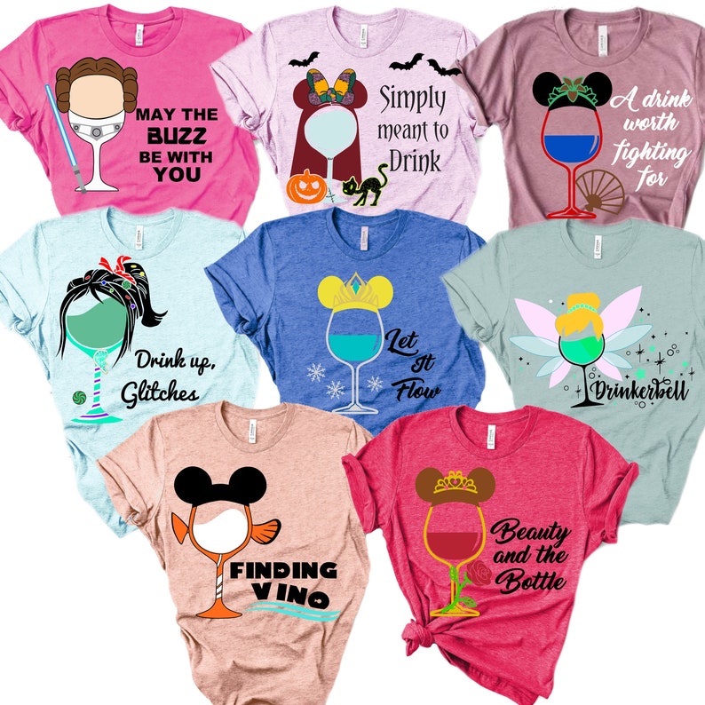 Disney Drinking Shirts Disney Drinking Around the World T Etsy