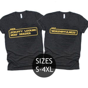 Galaxy Wars Couple Shirt, Couple Valentines Day Shirt, Mom Dad Matching Shirts, Honeymoon Shirts, Couple Anniversary Shirt, Hubby Wifey