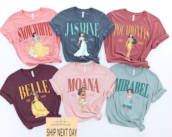 Disney Princess Shirt, Disney Girls Trip, Princess Shirt, Disney Women Shirt, Disneyland Trip Shirt, Disney Princess Gift, Birthday Gift