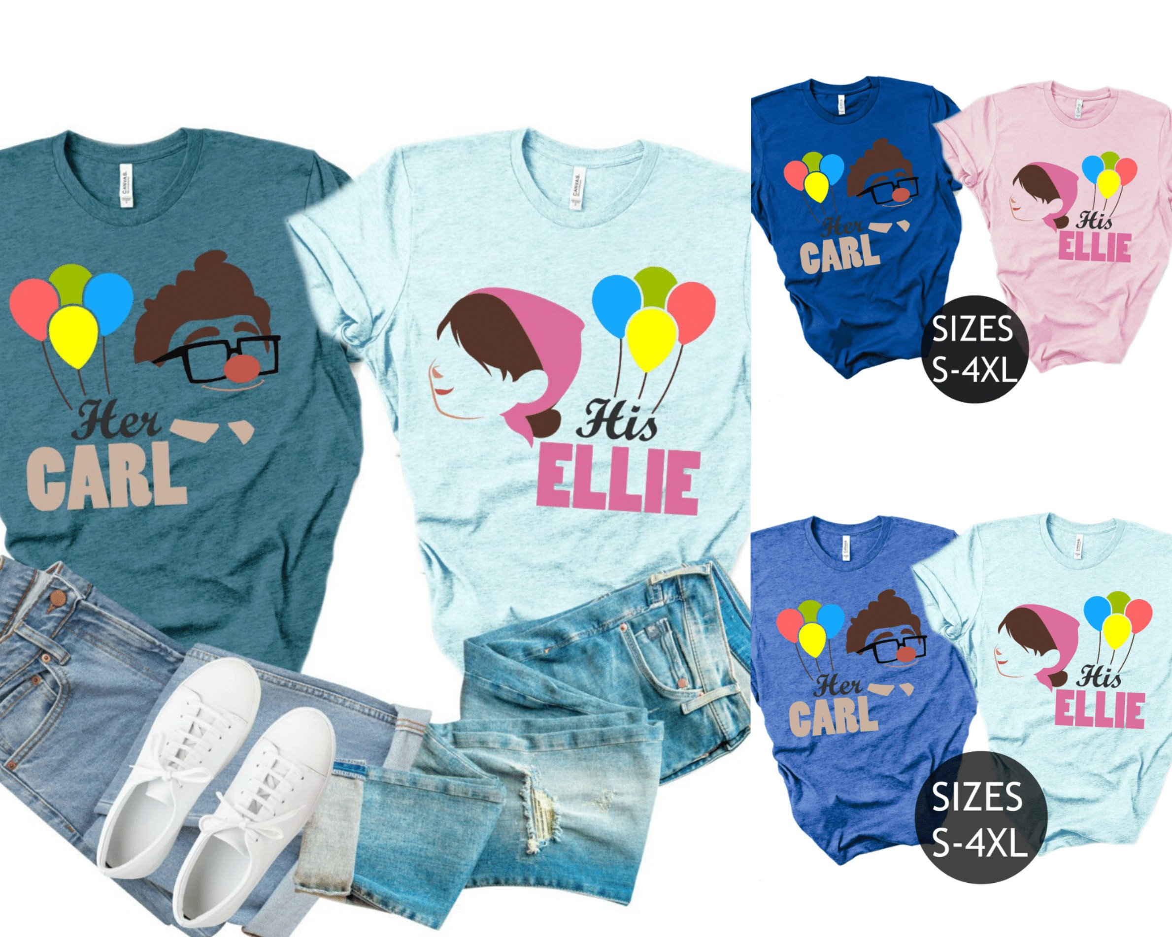 ellie and carl shirts