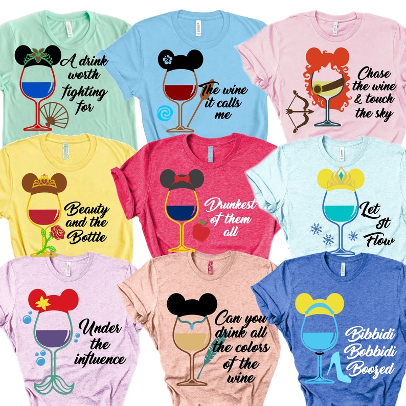 Disney Drinking Shirts Disney Drinking Around the World T Etsy