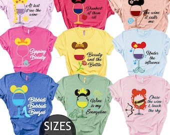Disney Drinking Shirts, Disney Drinking Around The World T Shirt, Epcot Food And Wine Top, Disney Wine Tshirt, Drinking Team Tee Shirts