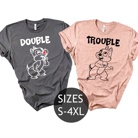 chip and dale double trouble shirt