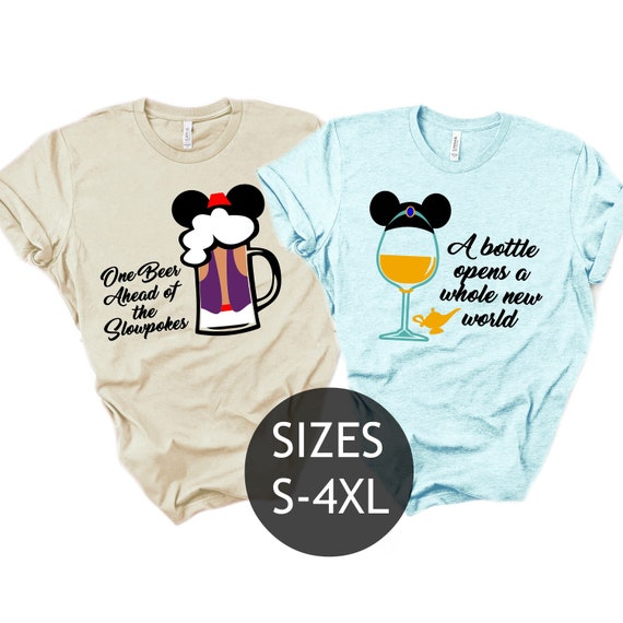 aladdin couple shirts