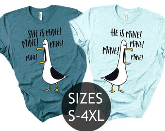 Nemo Seagull MINE MINE MINE Shirt, Finding Nemo shirt, Disney vacation matching shirts,  seagull Disney shirt, Finding Dory shirt couple