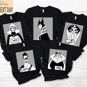 Disney Villain Queens Halloween T-Shirt, Spooky Season Maleficent Ursula Cruella de Vil The Evil Queen Sweatshirt