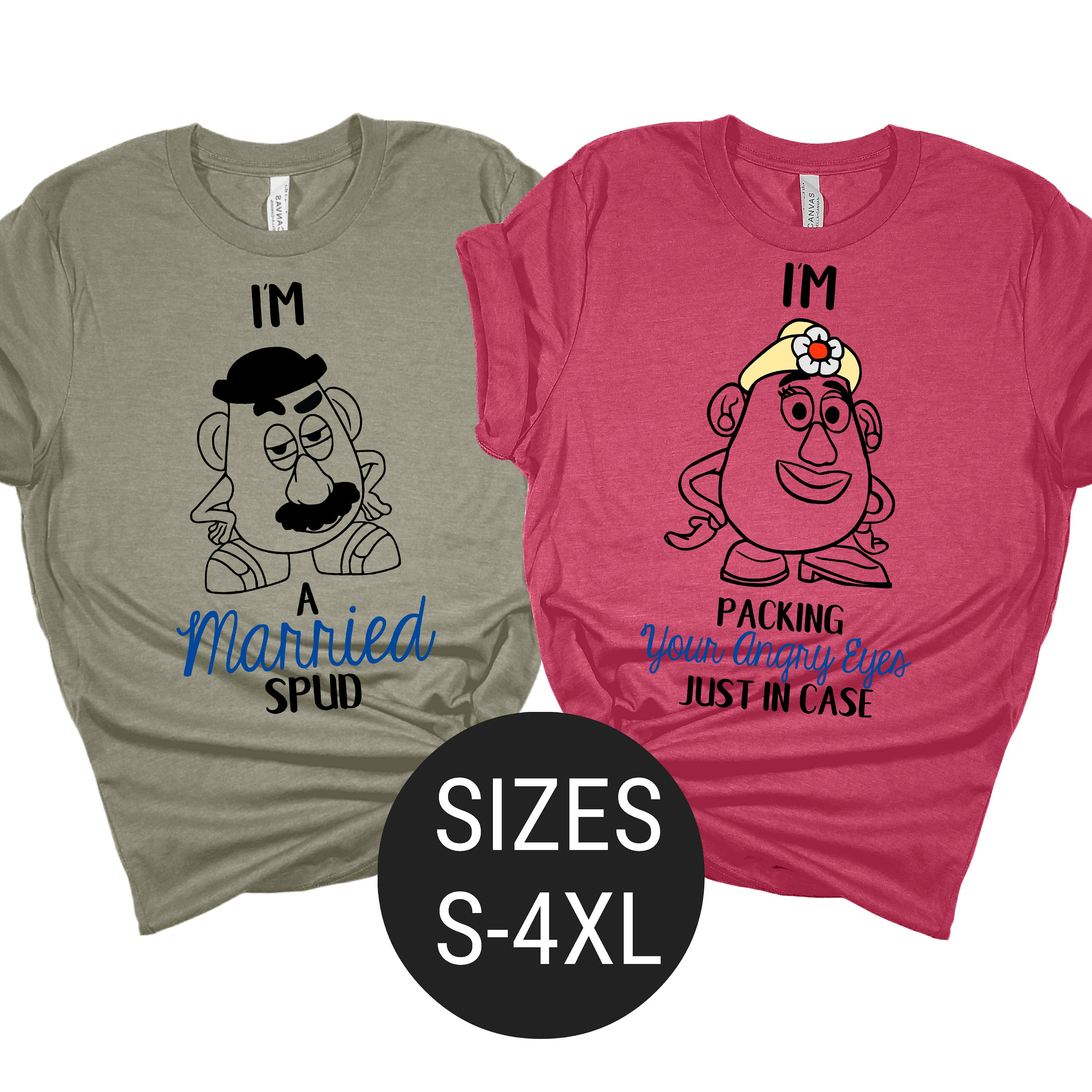 ポテトヘッド夫妻Tシャツ&帽子 Mr potato head shirt - Etsy 日本