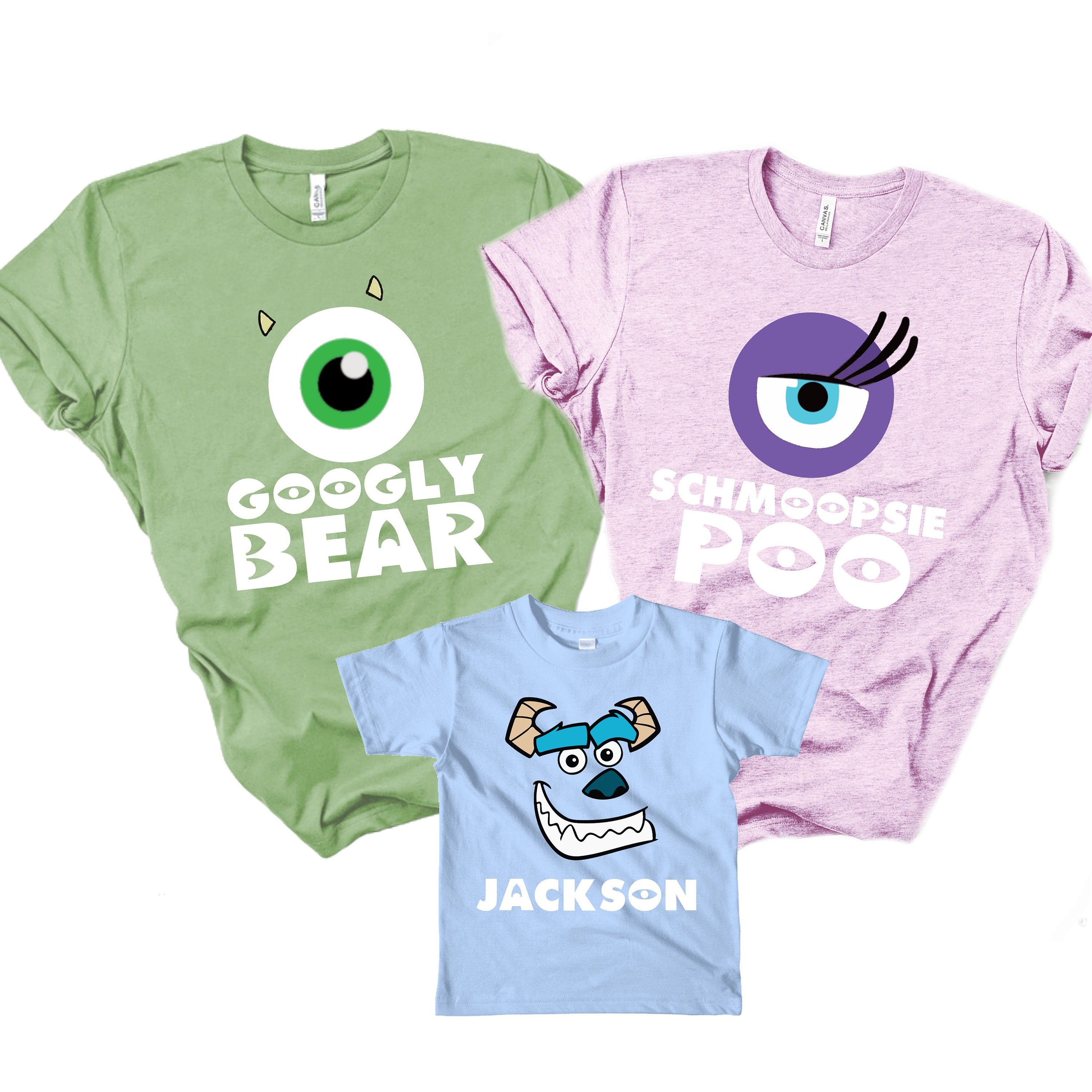 Mommy Daddy and Me Shirt Monster Inc 