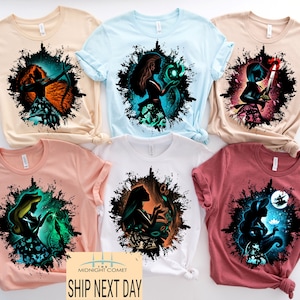 Disney Princess Shirt, Princess Squad Shirt, Disney Trip Shirt, Disney Belle, Tiana, Rapunzel, Cinderella Shirt