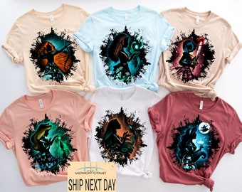 Disney Princess Shirt, Princess Squad Shirt, Disney Trip Shirt, Disney Belle, Tiana, Rapunzel, Cinderella Shirt