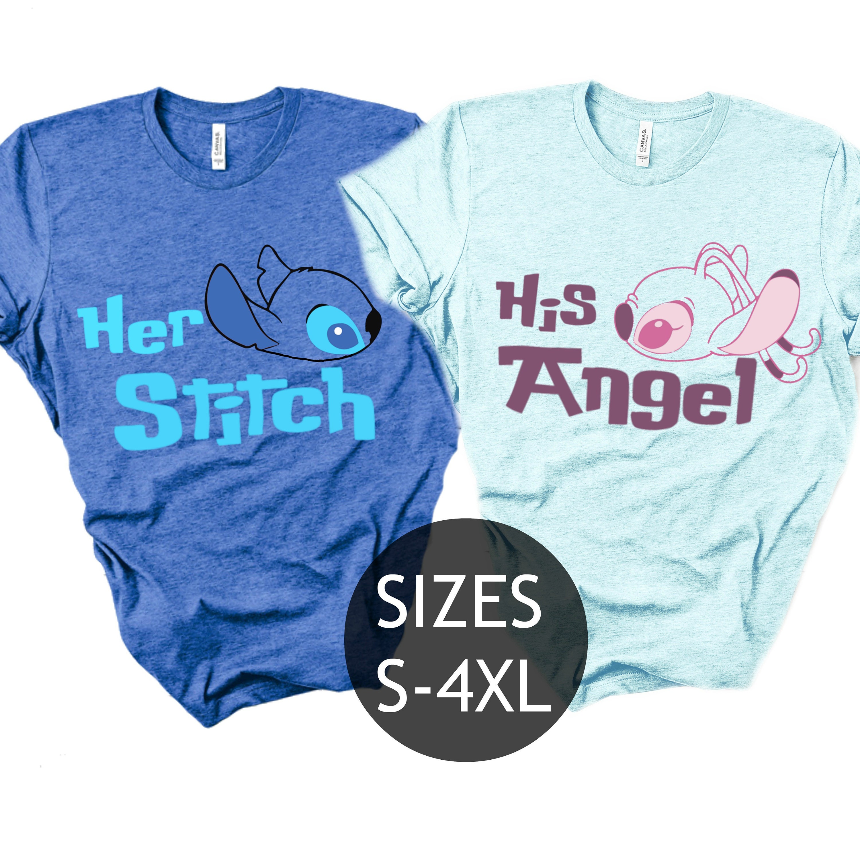 Lilo and Stitch Shirt Stitch and Angel 