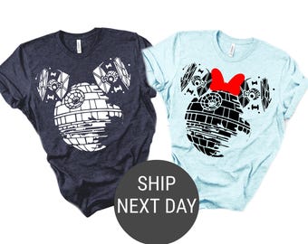 Mickey Death Star, Star Wars Shirt, Disney World Shirt, Star Wars Vintage Shirt, Star Wars Gift, Star Wars Crewneck Shirt Disney Man Shirt