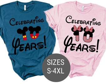 Camiseta Disney personalizada para recién casados, camisetas a juego para esposa y esposo, regalos para recién casados, regalos de luna de miel Disney, camisetas para recién casados