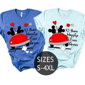 Mickey Minnie Anniversary T-shirt, Disney Celebrating Magical Years Tee, Wifey Husband Tee, Married Since Wedding Anniversary Shirt