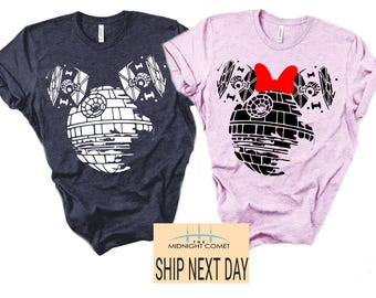 Custom Disney Star Wars 2026 Trip Shirts, Disney Star Wars Mickey Ear Shirt, Disney Family Shirts, Star Wars Shirts, Disney Couple Shirts