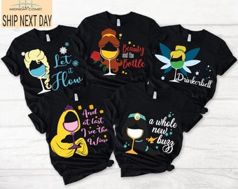 Camisetas del equipo del festival de comida y vino de Disney 2025, camiseta del chef Mickey & Friends de Disney, camiseta de bebidas y bocadillos del Epcot Center, viaje familiar a juego