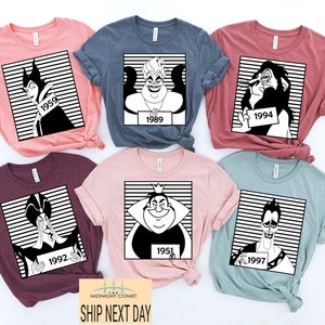 Disney Villain Shirt, Cruella Ursula Evil Queen, Villains Friends shirt, Matching Family shirt, Disney Vacation Shirt, disneyworld Group