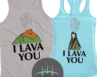 Disney tank tops, Disney couple shirts, I lava you tank top, Disney family shirts, Disneyworld couple shirts, disneyland tank tops