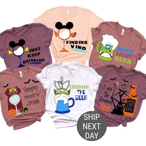 Disney Drinking Shirts, Disney Drinking Around The World T-Shirt, Epcot Food And Wine TankTop, Disney Wine T-shirt, Drinking Team Tee Shirts