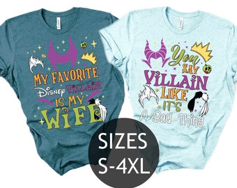 Sie sagen Bösewicht, wie es eine schlechte Sache Shirt, Halloween Shirt, Disney Hexe Shirt, Disney Bösewicht Halloween Shirt, Mickey Halloween Party Shirt ist