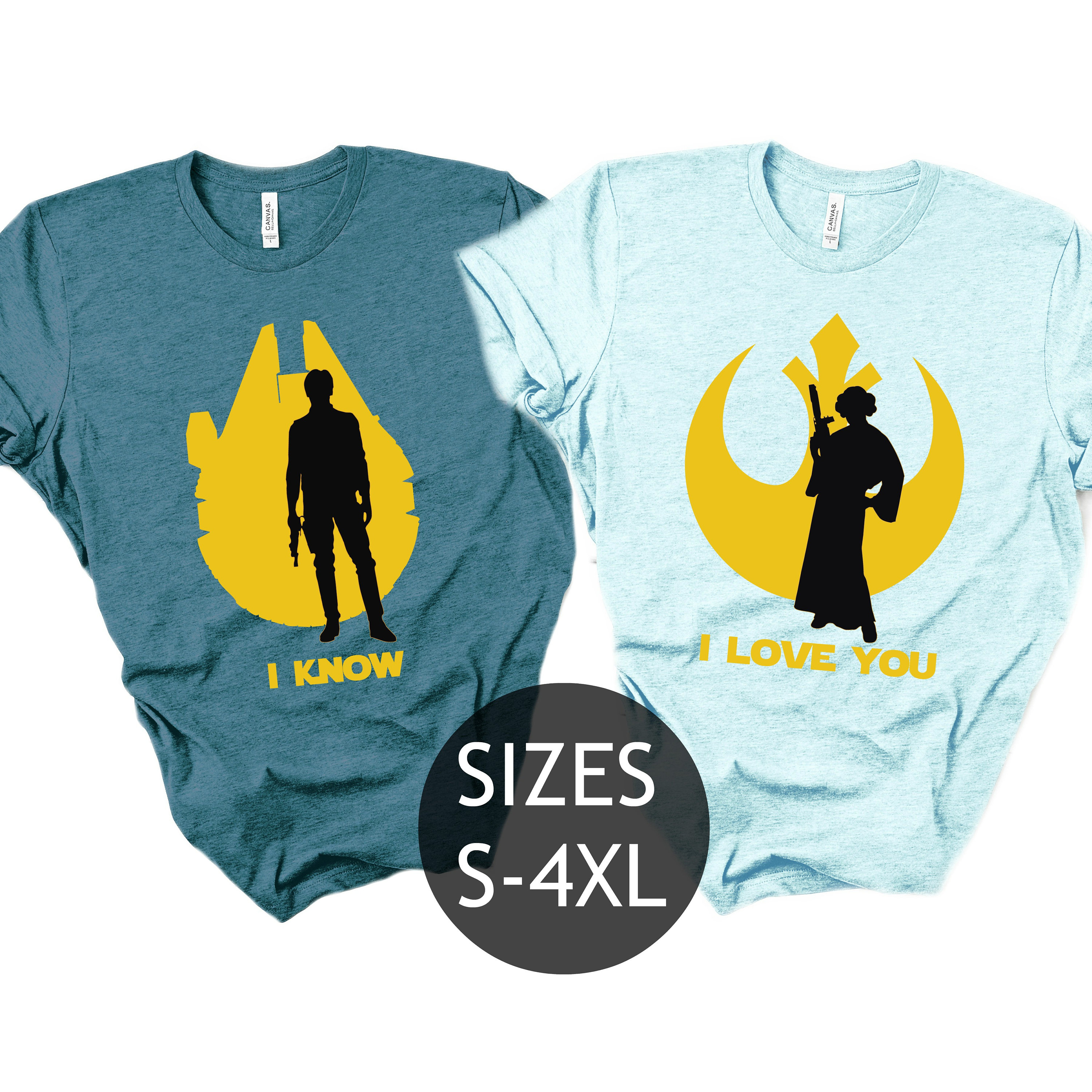 I Love You I Know T-shirt, Star Wars Shirt, Disney Couples Shirt